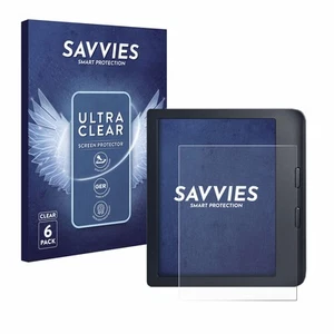 Savvies 6x Folie für Kobo Libra 2 Schutzfolie Displayschutz Display Schutz Klar - Afbeelding 1 van 11