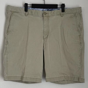 Tommy Bahama Herren 42 Relax Baumwolle Chino Shorts in Hellbraun Khakis 10" Schrittlänge - Bild 1 von 6