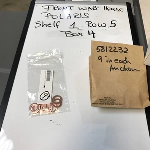 9 OEM Copper Washers Gaskets for Crankcase Oil Drain Plug Rpl 5812232 - Bild 1 von 5