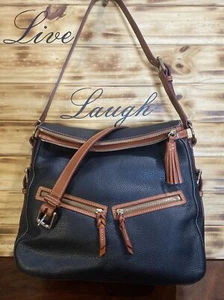 Dooney & Bourke Pebble Leather East West Zip Sac black - Picture 1 of 12