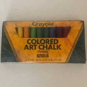 Vintage Crayola Colored Art Chalk Artista #60-6112-0-200 Binney & Smith NEW USA - Picture 1 of 7