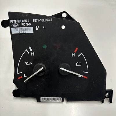 USED 1998 Ford Ranger F87F-10E865-J Volt Meter Temp Gauge 98-03Ranger Explorer - Image 1 of 4