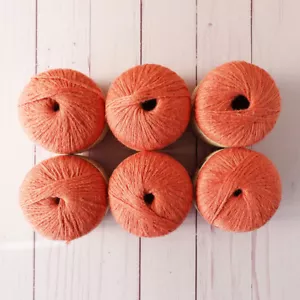 Loop D Loop by Teva Durham Quartz ~ Lot of 6 ~ #5 Salmon ~ Metallic Wrap ~ Soft - Picture 1 of 5