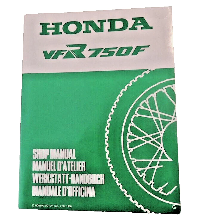 Manuale Officina HONDA VFR750F - Immagine 1 di 1