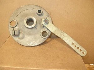 Placa lateral trasera Aermacchi con soporte de anclaje OEM NOS SS SX 175 250 41657-78P - Imagen 1 de 4