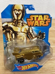 Hot Wheels Disney Star Wars C-3PO Gold VW Mattel 13 - New I1 - Picture 1 of 5