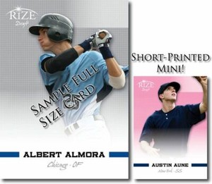 AUSTIN AUNE 2012 Rize Draft Rookie MINI PINK Paragon RC #/200