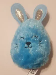 Hase Plüschtier blau & silber 7 Zoll Kaninchen Stofftier Kumpel - Bild 1 von 10