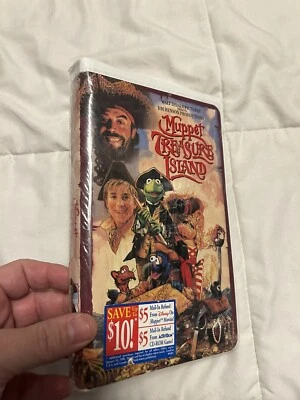 Lot Of 2 New Sealed Disney Muppet Treasure Island VHS Clam Shell Kermit Gonzo - Image 1 of 4