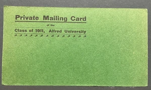 Private Mailing Card class 1911 Alford University - Picture 1 of 2