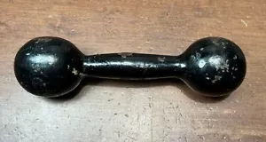 Vintage 2.5 Lb Barbell Circus Globe Dumbbell Weightlifting memorabilia - Picture 1 of 8