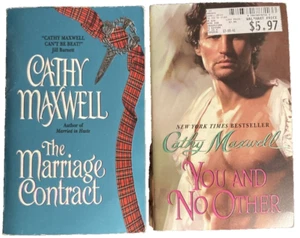 Cathy Maxwell 2 Book Lot~USED~The Marriage Contract~You and No Other - Bild 1 von 6