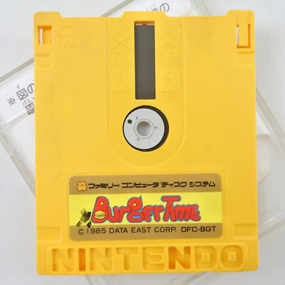 BURGER TIME / SUPER MARIO BROS 1 Rewriting Disk Only Nintendo Famicom disk 15 dk - Image 1 of 4