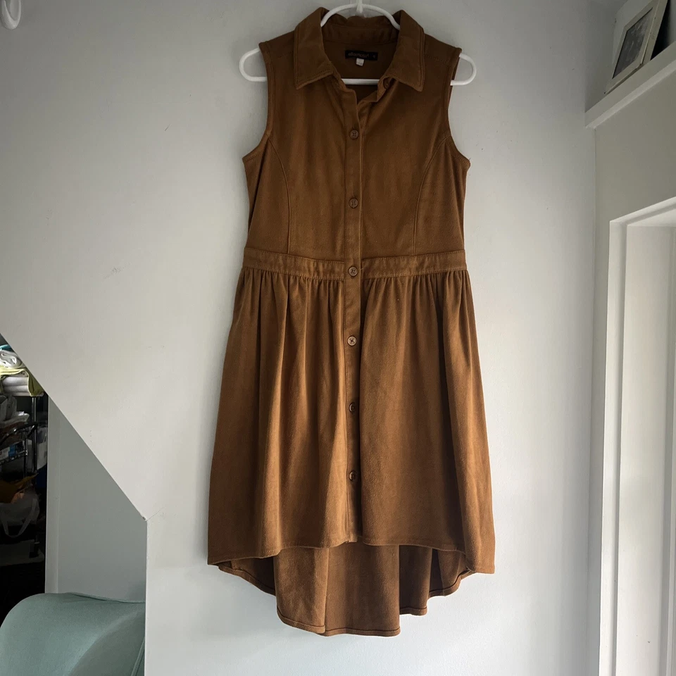 Ella Moss, Vestido, Marrón, Terciopelo, Sin Mangas, Niñas Talla 10 Foto 1 de 3