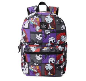 Disney The Nightmare Before Christmas Jack & Sally Unisex Printed Backpack NWT - Picture 1 of 11