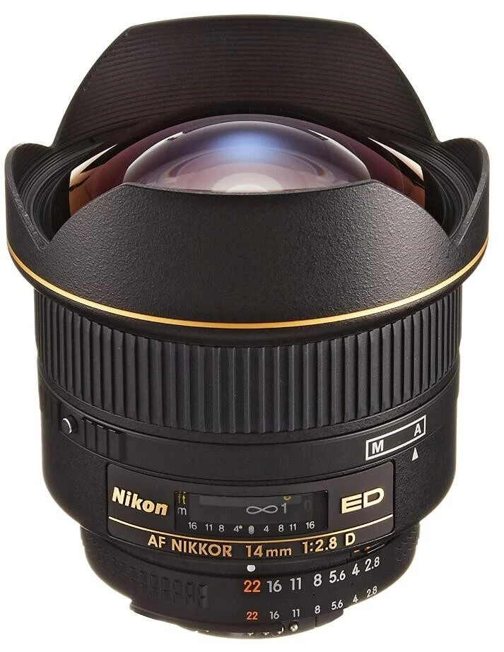 Objetivo Nikon de distancia focal única Ai AF Nikkor ED 14mm f/2.8D tamaño completo compatible Foto 1 de 1