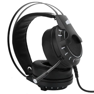 LED Light Gamer Zestaw słuchawkowy do gier komputerowych Słuchawki Bass Stereo Przewodowy zestaw słuchawkowy - Zdjęcie 1 z 7