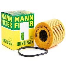 2 X MANN HU711/51X Oil Filter Mini Cooper OEM11427622446 - 11427557012