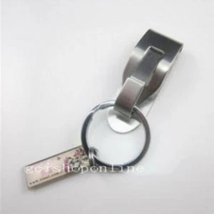 EIN SCHLÜSSELANHÄNGER Metall Gürtelclip Schlüsselanhänger Sicherheitshalter Schlüsselring Edelstahl - Bild 1 von 1