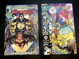 1993 ULTRAVERSE The Solution #2 Comics & Visitor vs. Valiant Universe #2 SET - Foto 1 di 18