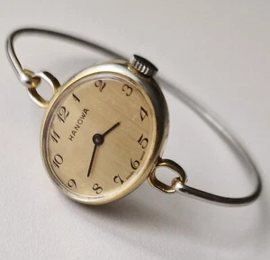 Reloj de pulsera vintage para dama HANOVA cuerda manual cal.5111 hecho en Suiza de los años 70 - Imagen 1 de 22