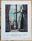 Art Deco Gazette de Bon Ton Pochoir Pas de promenade von Brissaud - 1920