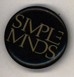 1980er Simple Minds 1 1/2" Pinback Button - Bild 1 von 1