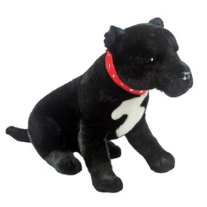 DJ the Staffordshire Bull Terrier Staffy Dog Soft Plush Toy 15"/38cm Bocchetta P - Picture 1 of 3