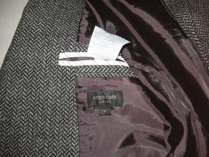 J Crew Boys Jacket, Crewcuts Sportscoat, Gray, Size 5, wool - Picture 1 of 2