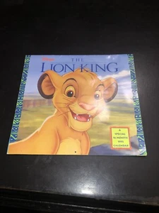 Disney's Lion King 1995 Wall Calendar 12"x 12" Vintage 90s RARE - Picture 1 of 14