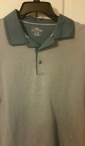 Camisa de golf estilo polo PGA TOUR AZUL Y BLANCA TALLA XL MANGA CORTA - Imagen 1 de 3