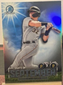2023 Bowman Chrome #SOS-18 Henry Davis Sights on September Pittsburgh Pirates - Picture 1 of 2