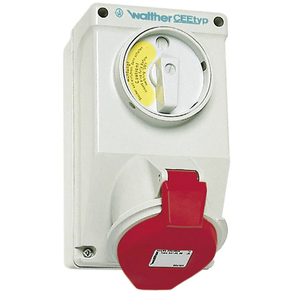 Walther Werke AT110 CEE Wall Socket 16A 5P 400V with Mechanical Locking - Image 1 of 1