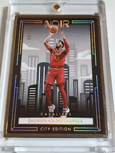 2023 Panini Noir Donovan Mitchell #213 METAL FRAME /25 City Edition - Rare - Picture 1 of 3