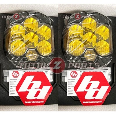 Baja Designs® (2) LP6 Pro Amber Driving/Combo LED Light Pods 11,225 Lumens - Image 1 of 3