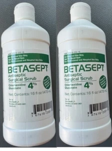 Betasept 4% Antiseptic Surgical Scrub External use Only Emerson Healthcare Lot - Picture 1 of 2