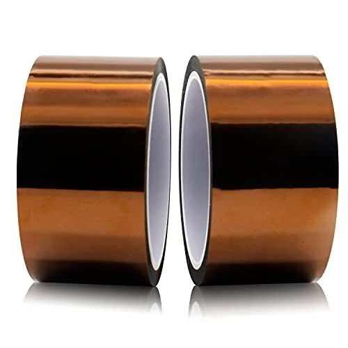 BOMEI PACK 2 nastri di Kapton da 50 mm x 33 m, ad alta temperatura, (f3r) - Immagine 1 di 1