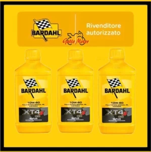OLIO MOTORE MOTO STRADA RACING PISTA BARDAHL 10W60 XT4-S 10W60 KIT 3 LT - Foto 1 di 7