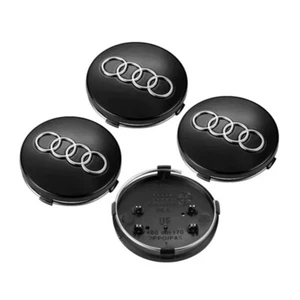 4pcs 60mm For Audi A3 A4 A5 A6 A7 A8 S4 S6 Accessories Car Styling Wheel Center - Picture 1 of 3