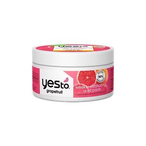 Yes To Grapefruit Weekly Acid Pads, Brightening & Exfoliating Treatment That...