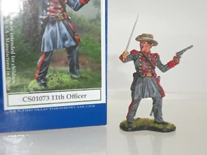 SAMMLERVITRINE CS01073 11. MISSISSIPPI INFANTERIE OFFIZIER MIT PISTOLE - Bild 1 von 2