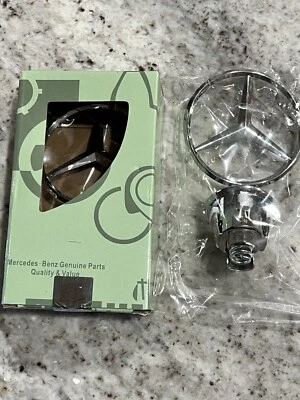 Mercedes-Benz Clase S C E GENUINO Capó Estrella Cromo Emblema ¡NUEVO!!!! OEM Foto 1 de 4