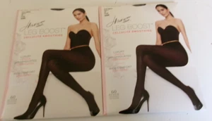 2 Pantimedias Hane Leg Boost celulitis suavizantes estilo BB0004 talla GH Jet - Imagen 1 de 2
