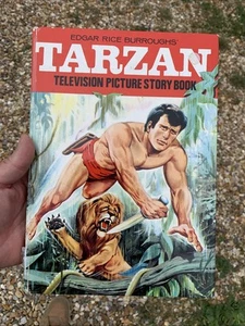 1967 British HC - TARZAN Television Picture Story Book GOLD KEY Comics CM2074 - Picture 1 of 12