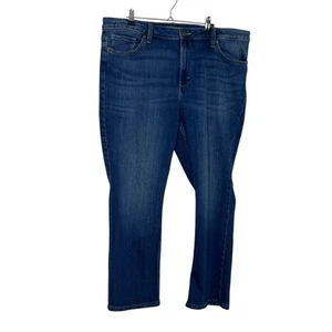 Jean Lee Regular Fit Pierna Recta Tiro Medio Azul Talla 18 Corto - Imagen 1 de 4