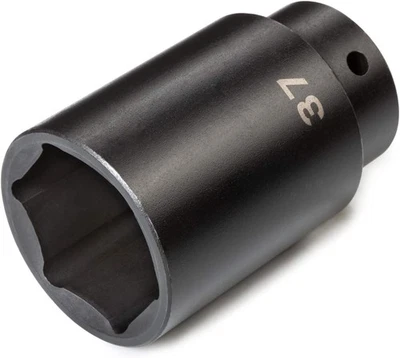 TEKTON 1/2 Inch Drive x 37 mm Deep 6-Point Impact Socket | SID23137 - Image 1 of 4