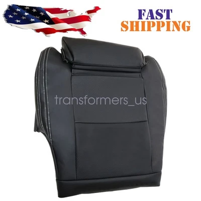 Cubierta de asiento de cuero negra inferior de pasajero para Mercedes Benz CLA 250 2016-2020 Foto 1 de 4