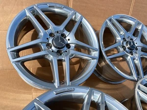 4 AMG Felgen 8+8,5 x 18 Mercedes W207 Coupe Cabrio W204 W205 R172 A2074010000 - Bild 1 von 15
