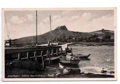Ak Rügen Selliner See mit Bollwerk Baabe 1952 - Bild 1 von 2