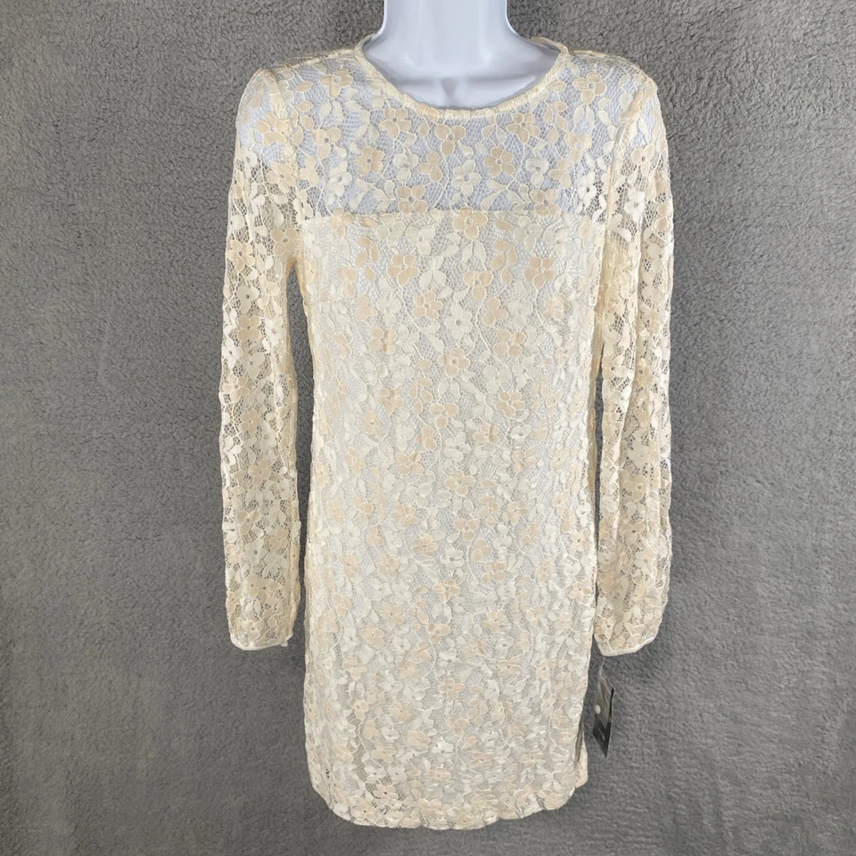 Lauren Ralph Lauren Womens White Floral Lace Cocktail Dress 0 Tau13a